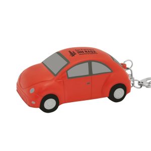 Bug Style Car Stress Reliever Key Chain - Red